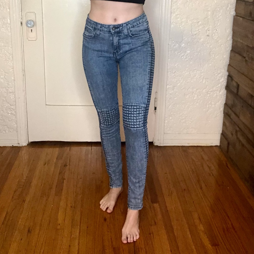 CARMAR High Waisted Straight Leg Denim